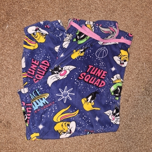 Space Jam Other - Space Jam Tune Squad Fleece Pajama Pants Plus Size
